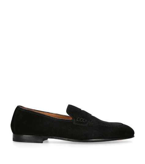 Doucal S Suede Classic Penny Loafers Harrods Au