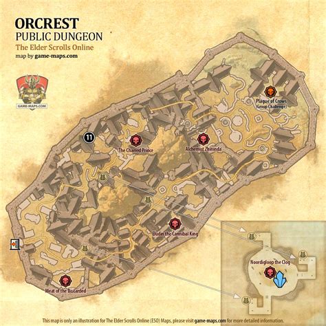 Eso Public Dungeon Maps With Skyshards And Bosses Location The Elder