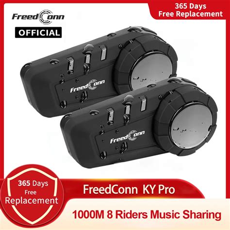 Freedconn Oreillette Bluetooth Ky Pro Pour Moto Appareil De