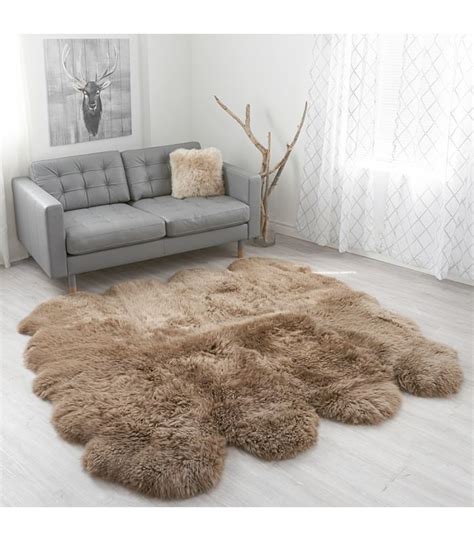 Paco Extra Large Sheepskin Rug Octo X Ft Sheepskin Town