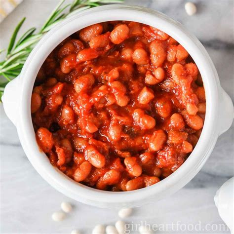 Homemade Baked Beans With Bacon Girl Heart Food®