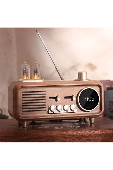 Coverzone Yeni Nesil Retro Radyo G R N Ml Speaker Usb Tf Aux Bluetooth