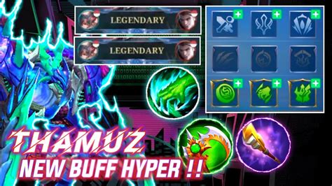 NEW THAMUZ BUFF JUNGLER SET EMBLEM JUNGLE BEST BUILD THAMUZ HYPER