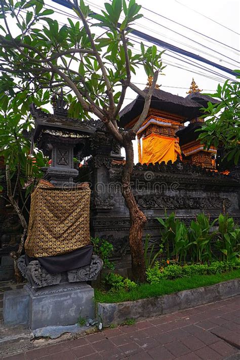 Balinese Hindu temple stock image. Image of ceremony - 266269001