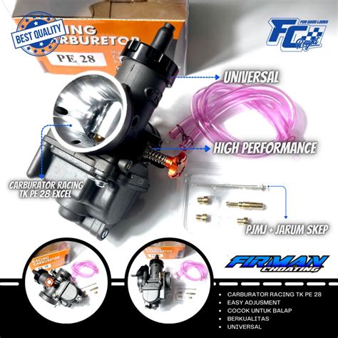 Jual Karbulator Carburator Tk Racing Racing Pe Super Flow Original