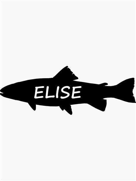 Elise Fish Sticker By Gulden Redbubble