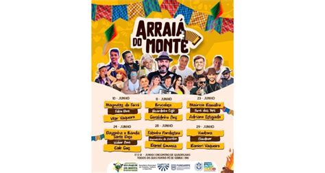 São Joaquim Do Monte Divulga Datas E Artistas Da Programação Do São