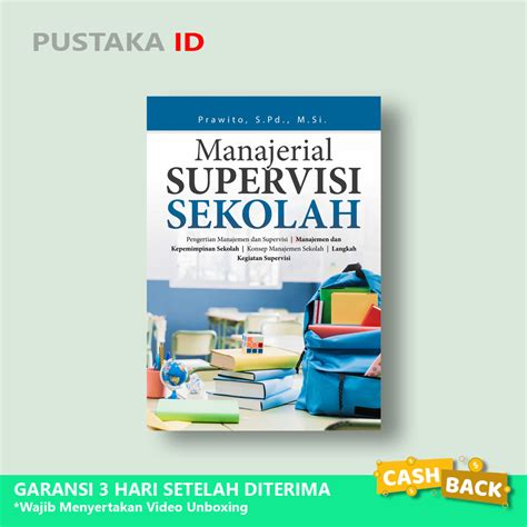 Jual Buku Manajerial Supervisi Sekolah Original Shopee Indonesia