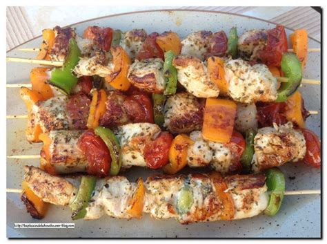 Brochettes De Dinde Les Plaisirs De La Bouche