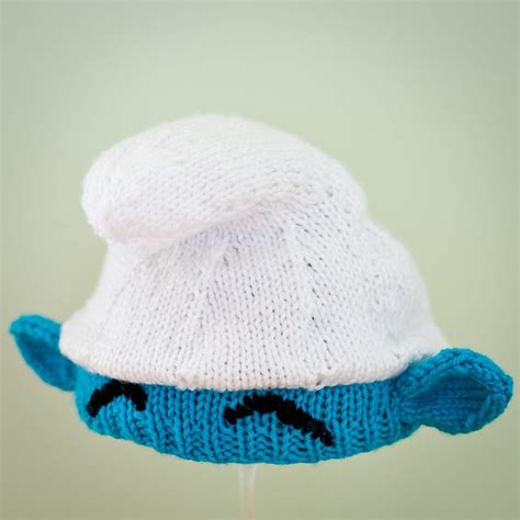 Classic Smurf Hat - perfect for smurfing around town. Baby Knitting ...