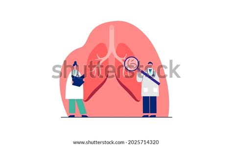 Respiratory Medicine Pulmonology Healthcare Concept Illustration Stock