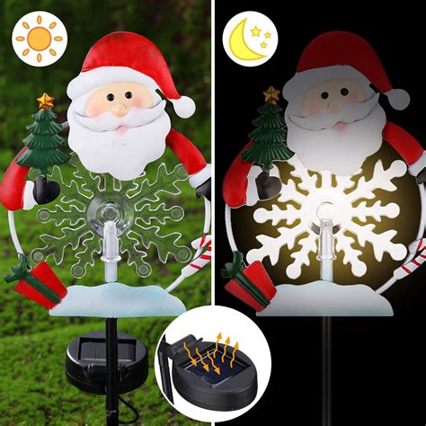 Paquete De Luces De Metal De Navidad Para Exteriores Luces Solares De