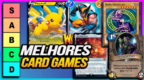 Melhores Card Games - TIER LIST MELHORES CARD GAMES JOGOS DE CARTAS - YouTube