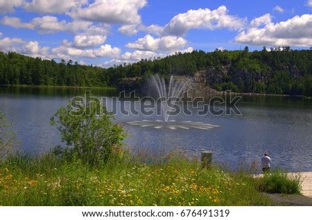 Elliot Lake Northern Ontario Canada Stock Photo (Royalty Free ...