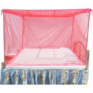 Buy Homecute Double Bed Cotton Edge Traditional Mosquito Net 6 X 7 Ft