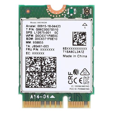 Wendry Network Card 9461NGW Network Card Bluetooth 5 0 Network Card