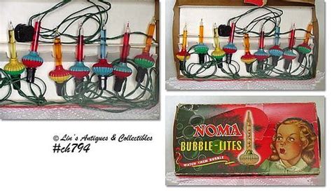 VINTAGE NOMA BUBBLE LIGHTS IN ORIGINAL BOX