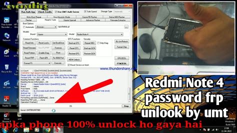 Redmi Note 4 Password Frp Unlook By Umt How To Unlook Redmi Note 4 By