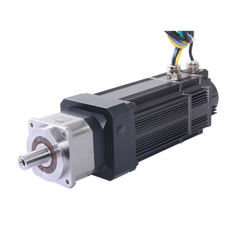 24v 48v Small Size High Torque Brushless Dc Servo Motor With Encoder 200w 400w High Precision