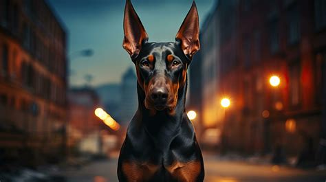 Beautiful Doberman Pinscher Dog in Highly Detailed Image AI Generated ...