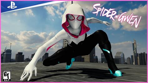 Spider Man Pc Spider Gwen Mod Gameplay Youtube