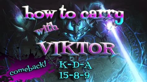 How To Play Viktor Mid In Season Guide Comeback And Carry Build