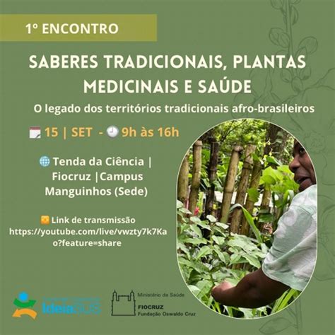 Fiocruz debate saberes tradicionais plantas medicinais e saúde