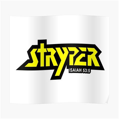 "Stryper band logo" Poster for Sale by edulanty69 | Redbubble