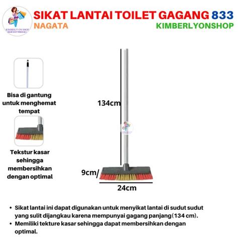 Jual Sikat Lantai Gagang Panjang 833 Nagata Di Lapak KimberlyOnShop