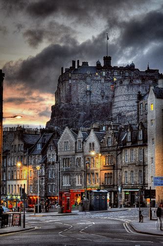 Edinburgh Castle From Grassmarket To Buysee Below Flickr