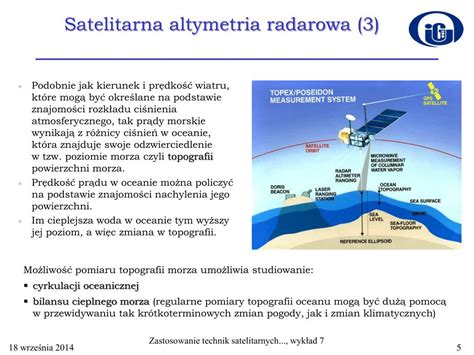 Ppt Teledetekcja Mikrofalowa Aktywna Altymetria Powerpoint