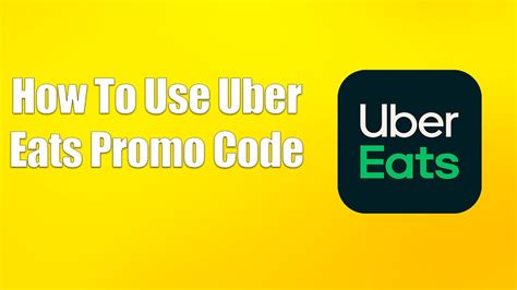 How To Use Uber Eats Promo Code Youtube