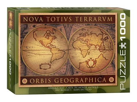 Eurographicspuzzles Orbis Geographica 2 Jigsaw Puzzle 1000 Pieces