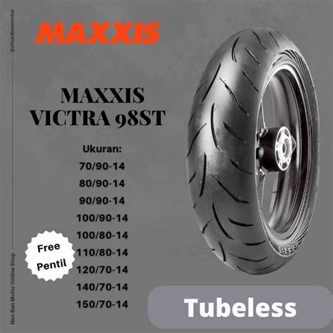 Jual Ban Motor Maxxis Victra St Ukuran