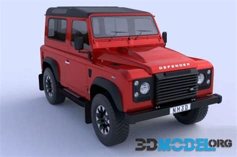 3d Model Land Rover Defender Works V8 2018 Pbr