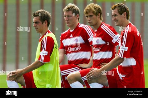 Bundesliga Club FC Bayern Munich S L R Philipp Lahm Bastian