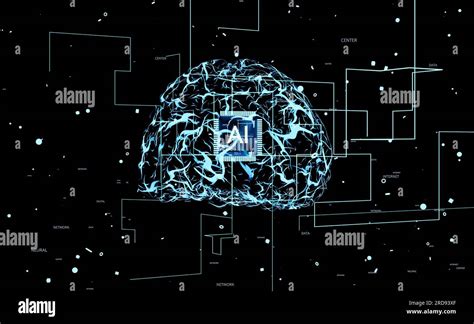 Artificial Intelligence Computing Simulating Human Brain Thought