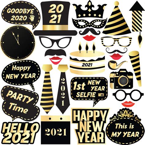 Buy KatchOn New Years Eve Photo Booth Props 2024 New Year Photo