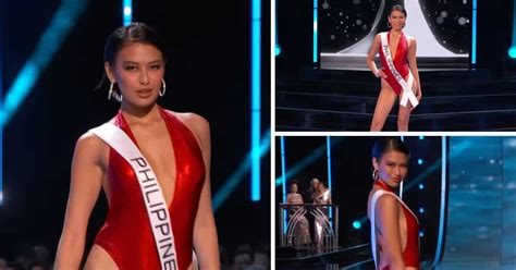 Michelle Dee Pagrampa Niya Sa Miss Universe 2023 Swimsuit Prelims