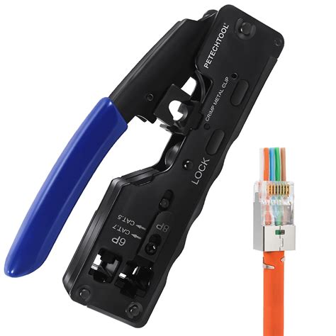 Rj45 Crimping Tool Crimping Tool For Cat7 Cat6a Cat5 Cat5e Cat6 Network