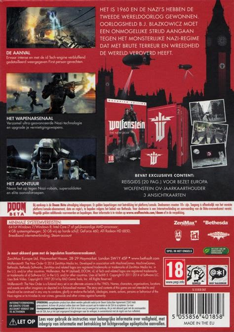 Wolfenstein The New Order Occupied Edition Cover Or Packaging