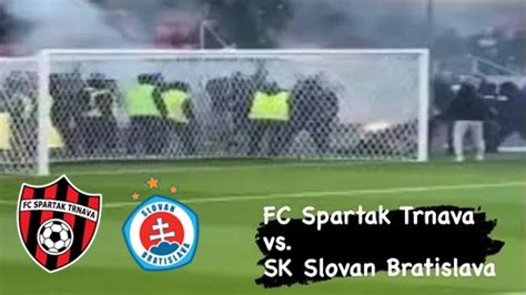 FC SPARTAK TRNAVA ŠK SLOVAN BRATISLAVA derby 17 10 2021 football