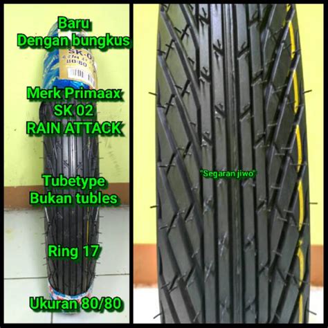 Jual Ban Motor Ring Ukuran Merk Primaax Sk Bukan Tubles