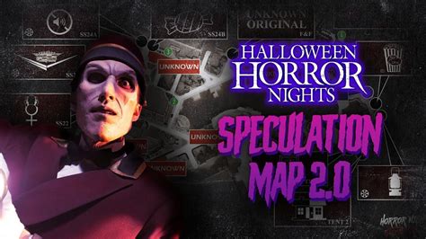 Halloween Horror Nights 2024 New Speculation Map Version 2 Breakdown