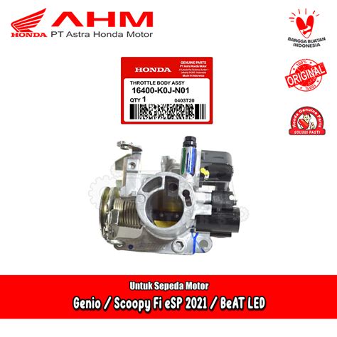 Jual Throttle Body Assy Sensor TPS Komplit Honda Genio BeAT Deluxe