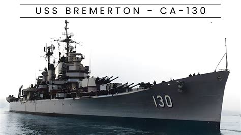 USS Bremerton CA 130 Cruiser YouTube