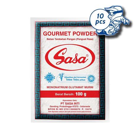 Jual Sasa MSG 100 Gr X 10 Pcs 1 Pak MNG Gourmet Powder Mononatrium