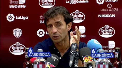 Rueda De Prensa De Luis Milla Tras El CD Lugo Vs Real Zaragoza 3 3