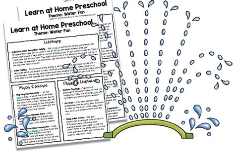 Water Lesson Plans For Preschoolers