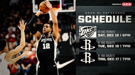 San Antonio Spurs 2022 23 Schedule